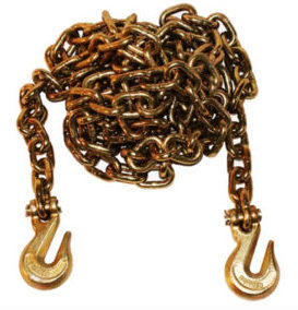 Grade 70 Transport Binder Chain with Grab Hooks