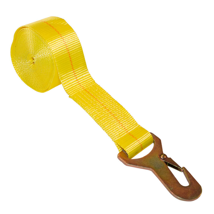 Winch Strap with Flat Snap Hook