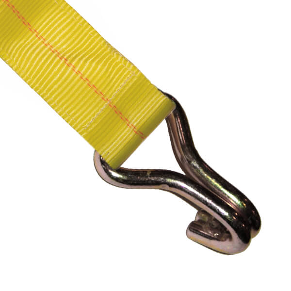 Winch Strap with Wire J-Hook