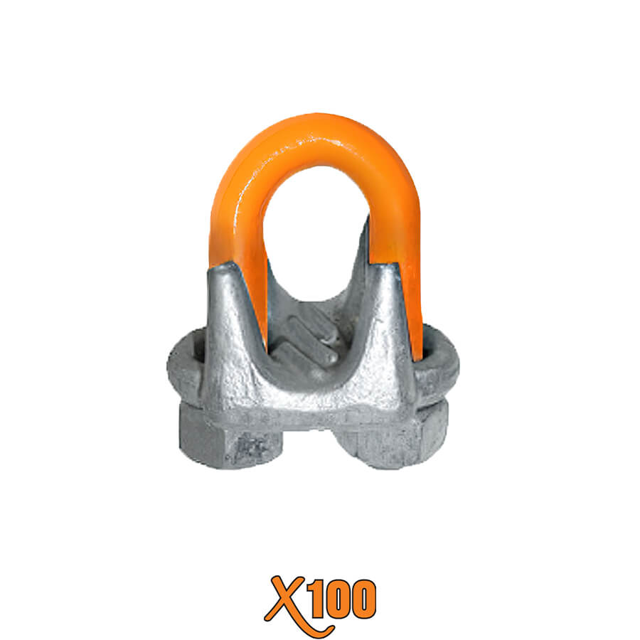 X100® Drop Forged Hot Galvanized Wire Rope Clips