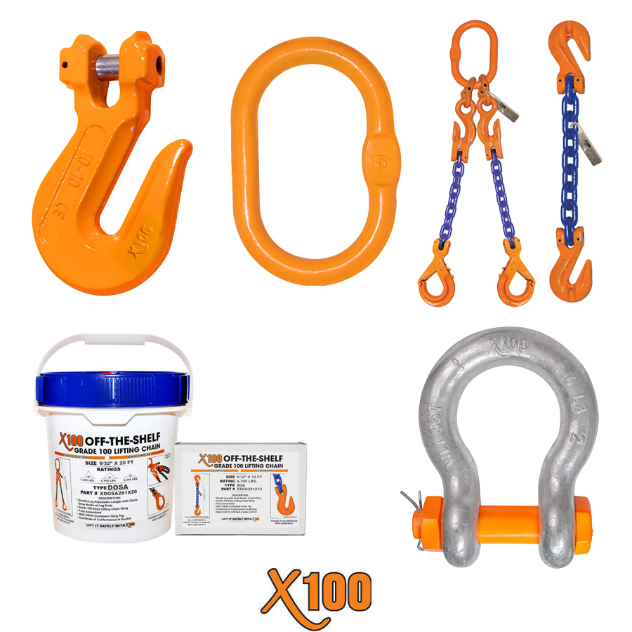 X100 Grade 100 Chain & Fittings