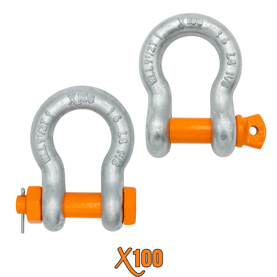 Standard Load Rated Shackles